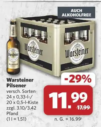 Combi Warsteiner pilsener Angebot