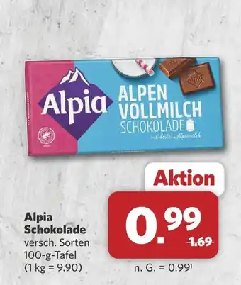 Combi Alpia alpen vollmilch schokolade Angebot