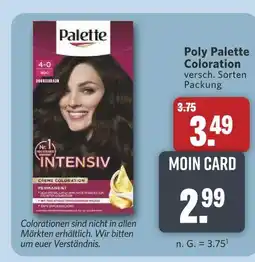 Combi Palette poly palette coloration Angebot