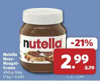 Combi Nutella nuss-nougat-creme Angebot