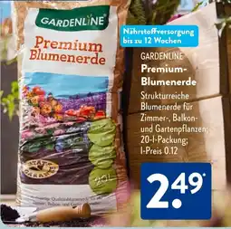 Aldi Süd GARDENLINE Premium- Blumenerde Angebot