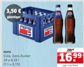 Getränke Quelle Pepsi cola, zero zucker Angebot