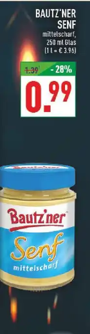 Marktkauf Bautz'ner senf mittelscharf Angebot