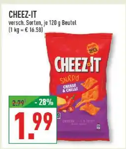 Marktkauf Cheez-it snap'd cheese & chili Angebot