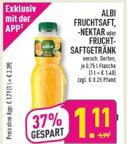 Marktkauf Albi fruchtsaft, -nektar oder fruchtsaftgetränk Angebot