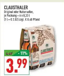 Marktkauf Clausthaler original Angebot