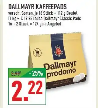 Marktkauf Dallmayr kaffeepads Angebot