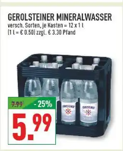 Marktkauf Gerolsteiner mineralwasser Angebot