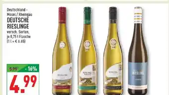 Marktkauf Deutsche rieslinge Angebot