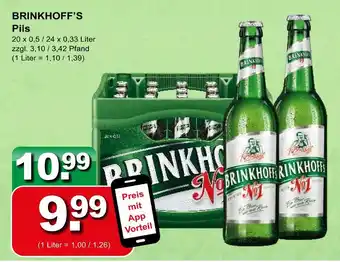 Getränkeparadies Gefromm Brinkhoff's pils Angebot