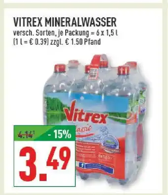 Marktkauf Vitrex mineralwasser Angebot