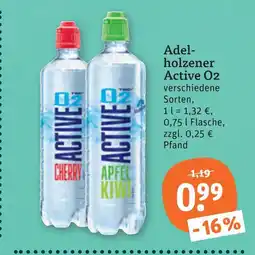 tegut Adelholzener active o2 Angebot