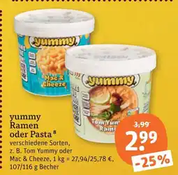 tegut Yummy tom yummy ramen oder pasta Angebot