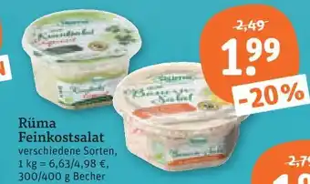 tegut Rüma feinkostsalat Angebot