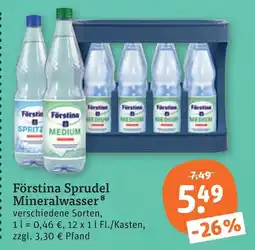 tegut Förstina sprudel mineralwasser Angebot