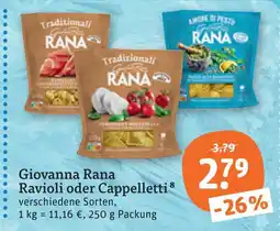 tegut Giovanna rana ravioli oder cappelletti Angebot