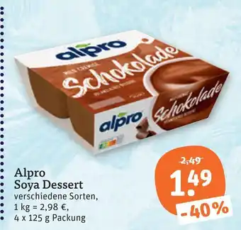 tegut Alpro soya dessert Angebot