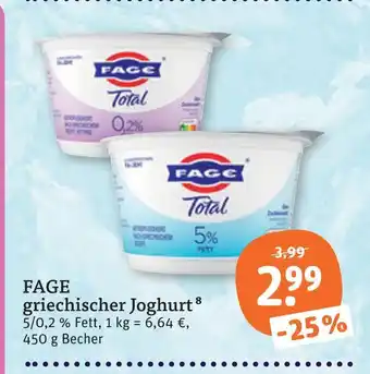 tegut Fage griechischer joghurt Angebot