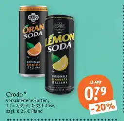 tegut Crodo oran soda Angebot