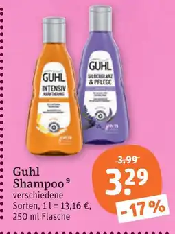 tegut Guhl shampoo Angebot