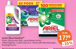 tegut Ariel waschmittel Angebot