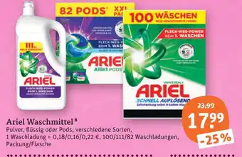 tegut Ariel waschmittel Angebot