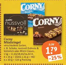 tegut Corny müsliriegel Angebot