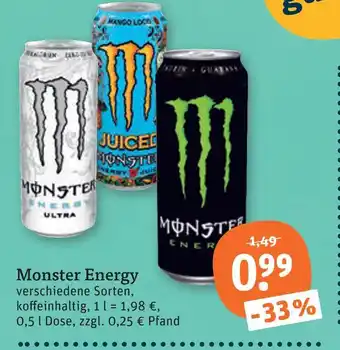 tegut Monster energy Angebot