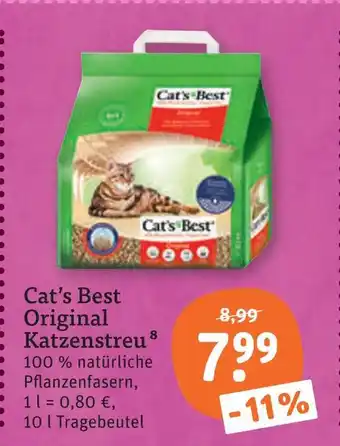 tegut Cat's best original katzenstreu Angebot