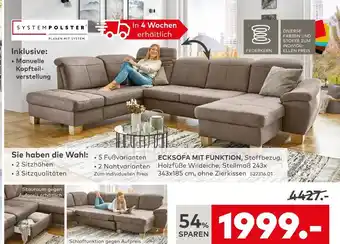porta Systempolster ecksofa mit funktion Angebot
