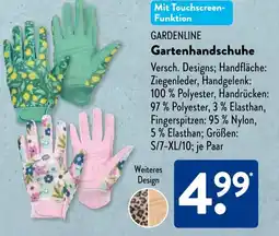 Aldi Süd GARDENLINE Gartenhandschuhe Angebot