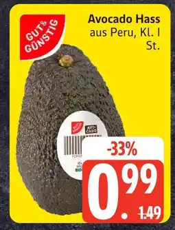 Edeka Gut & günstig avocado hass Angebot