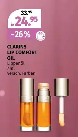 Müller Clarins lip comfort oil Angebot