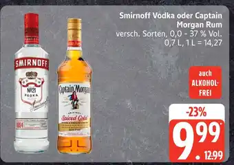 Edeka Smirnoff vodka Angebot