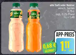 Edeka Albi saft banane Angebot