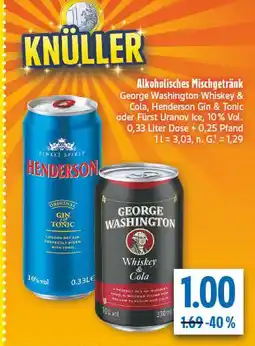 diska Henderson gin & tonic Angebot