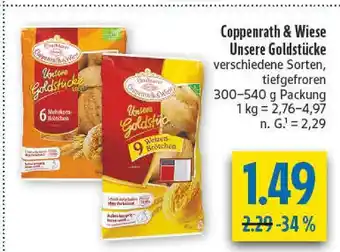 diska Coppenrath & wiese unsere goldstücke 6 mehrkorn-brötchen Angebot