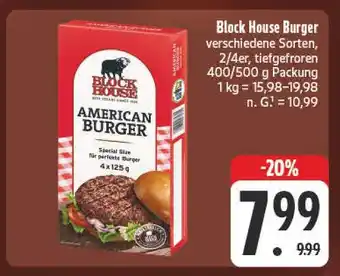 E-Center Block house american burger Angebot