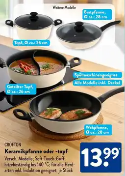 Aldi Süd CROFTON Keramikpfanne oder -topf Angebot