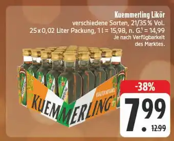 E-Center Kuemmerling likör Angebot