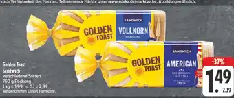E-Center Golden toast sandwich vollkorn harmonie Angebot