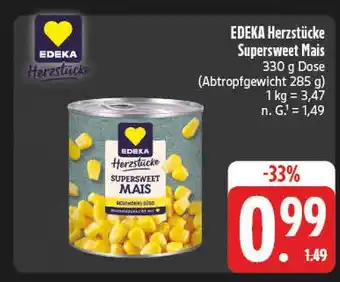 E-Center Edeka herzstücke supersweet mais Angebot
