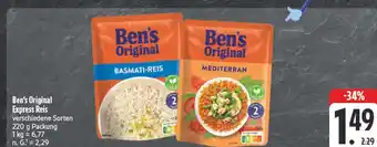 E-Center Ben's original basmati-reis Angebot