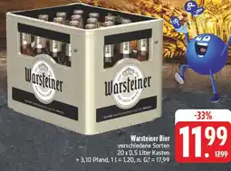 E-Center Warsteiner warsteiner bier Angebot
