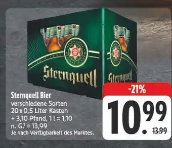 E-Center Sternquell bier Angebot