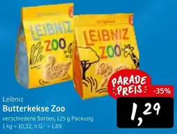KONSUM Leibniz Butterkekse Zoo Angebot