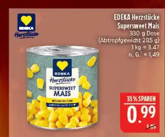 Marktkauf Edeka herzstücke supersweet mais Angebot