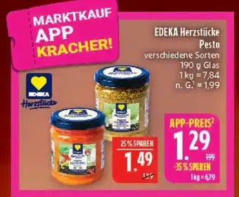 Marktkauf Edeka herzstücke pesto Angebot