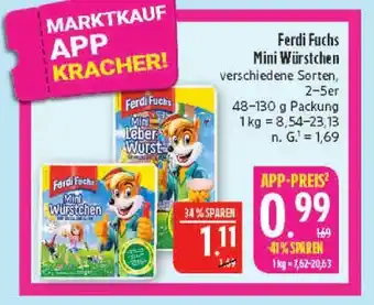 Marktkauf Ferdi fuchs mini würstchen Angebot