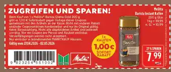 Marktkauf Melitta barista instant kaffee Angebot